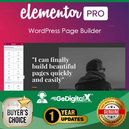 Elementor PRO WordPress Page Builder + Pro Templates